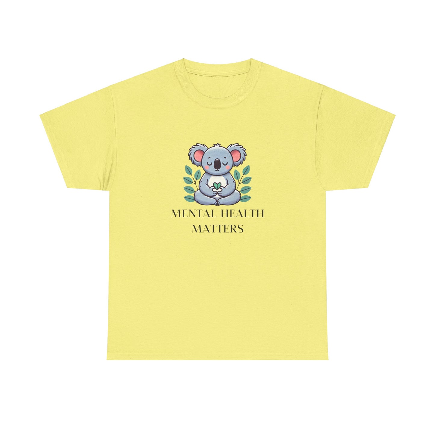 Supportive & Comforting Mental Health Matters Unisex T-Shirt - Featuring a Cute Koala Design