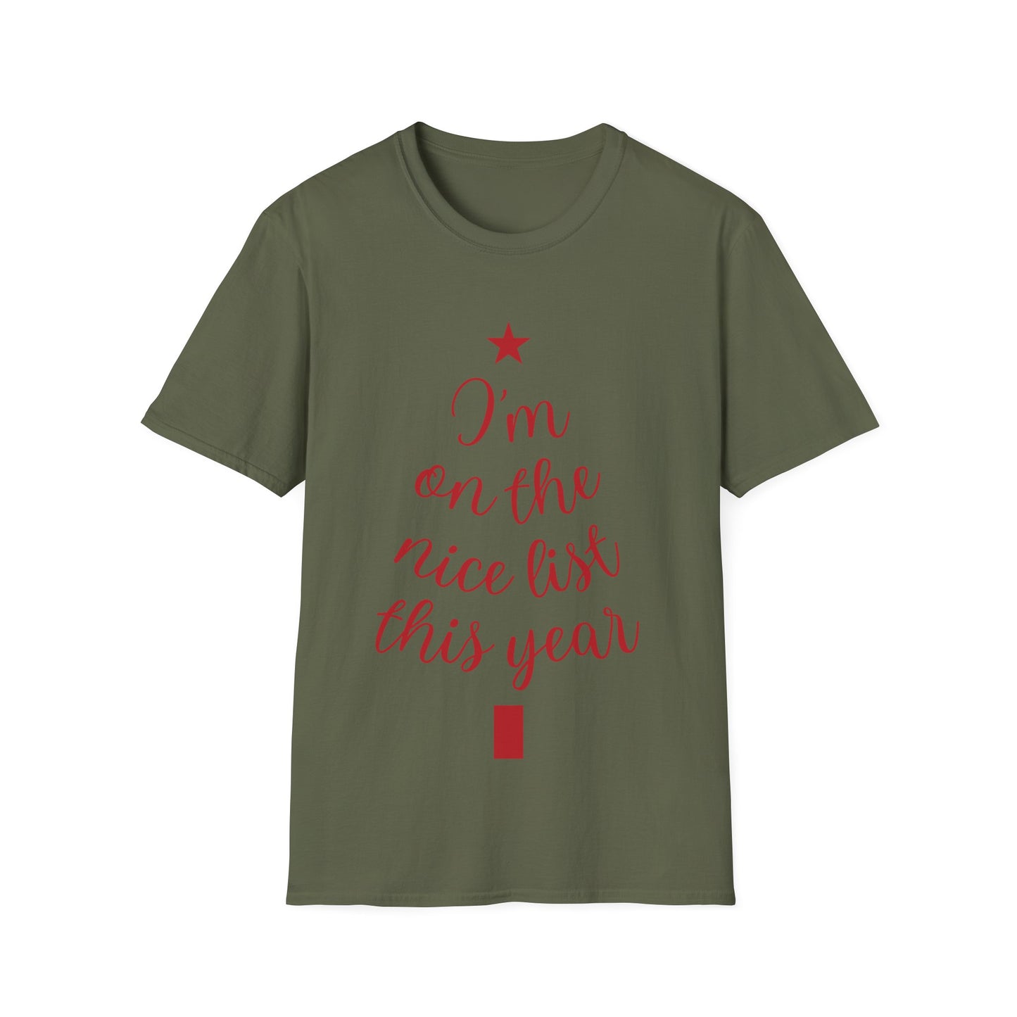 I'm on the Nice List This Year – Festive Nice List T-Shirt for Holiday Cheer | Perfect Christmas Tee