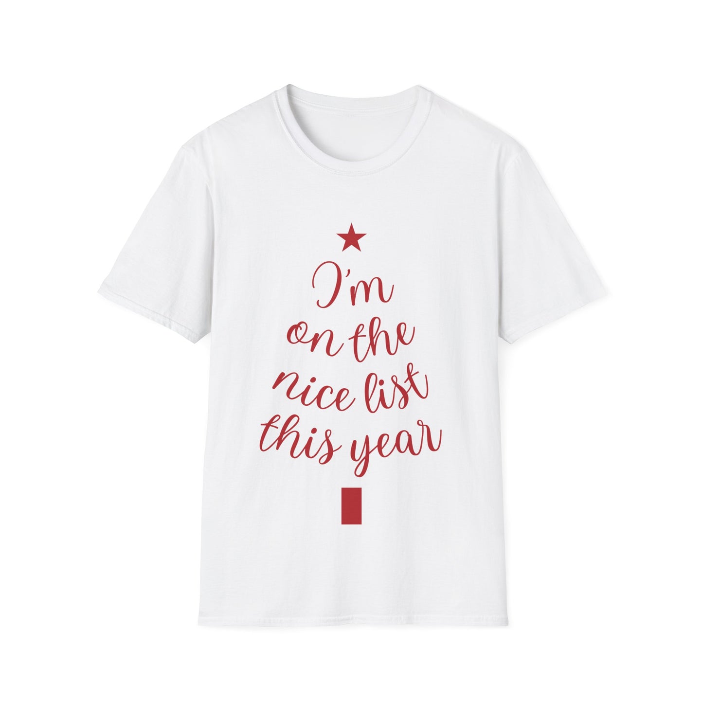 I'm on the Nice List This Year – Festive Nice List T-Shirt for Holiday Cheer | Perfect Christmas Tee