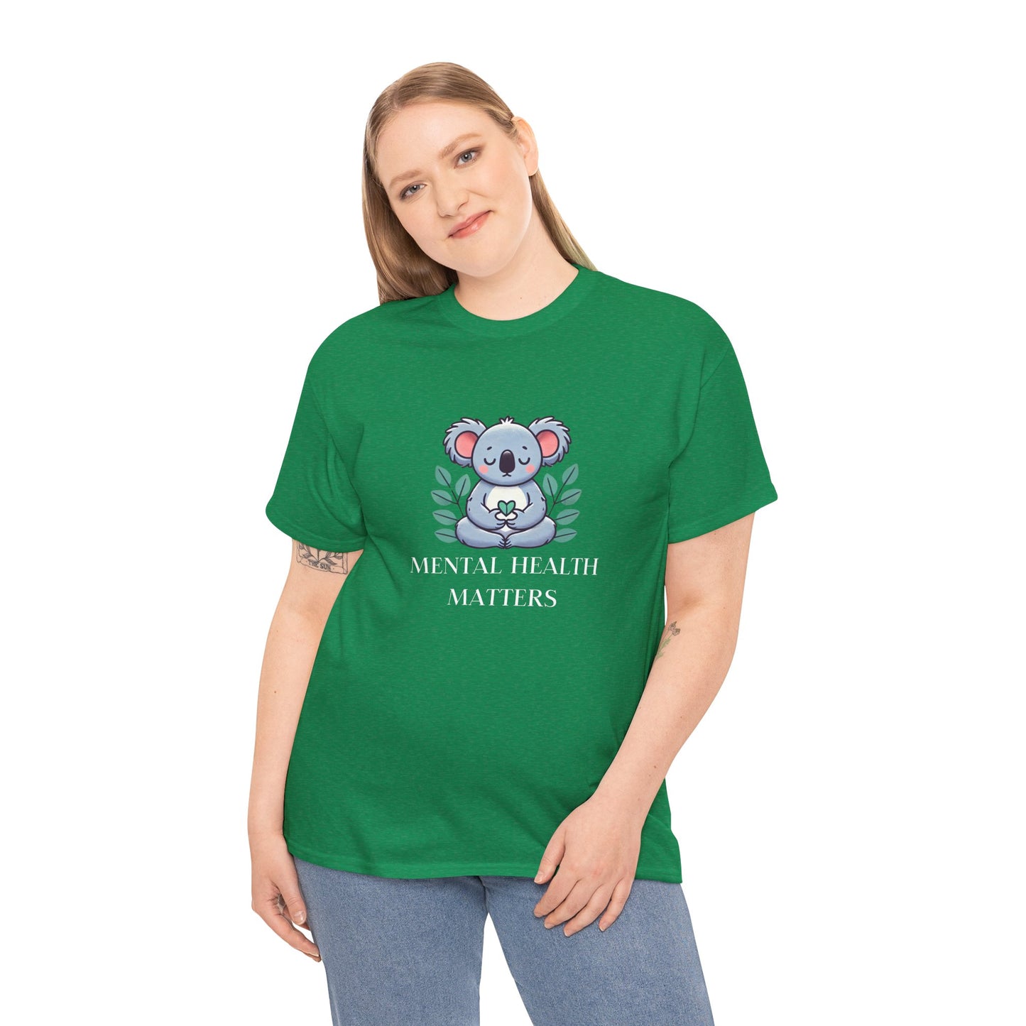 Supportive & Comforting Mental Health Matters Unisex T-Shirt - Featuring a Cute Koala Design