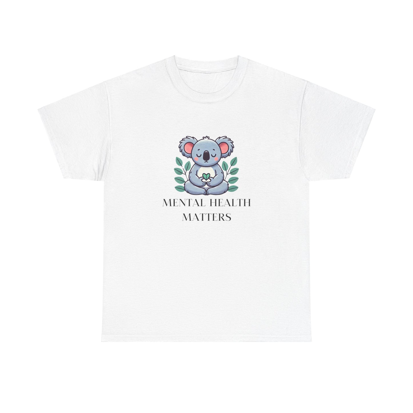 Supportive & Comforting Mental Health Matters Unisex T-Shirt - Featuring a Cute Koala Design