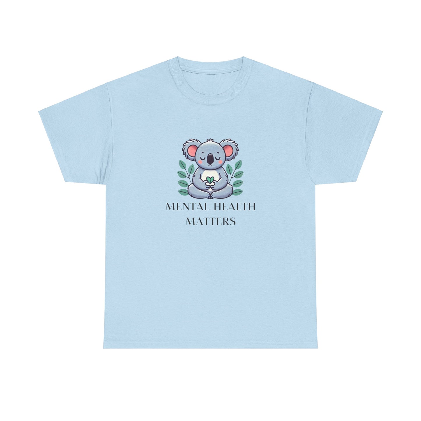 Supportive & Comforting Mental Health Matters Unisex T-Shirt - Featuring a Cute Koala Design