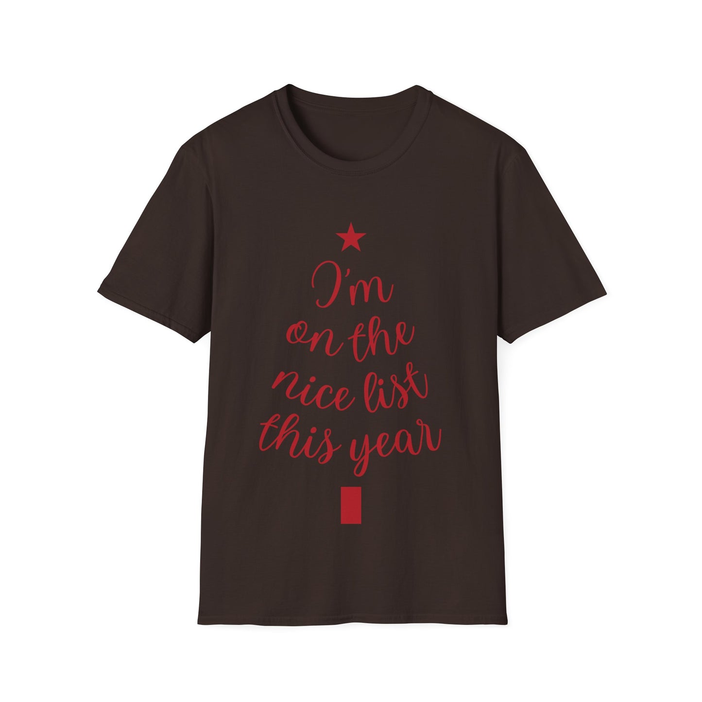 I'm on the Nice List This Year – Festive Nice List T-Shirt for Holiday Cheer | Perfect Christmas Tee