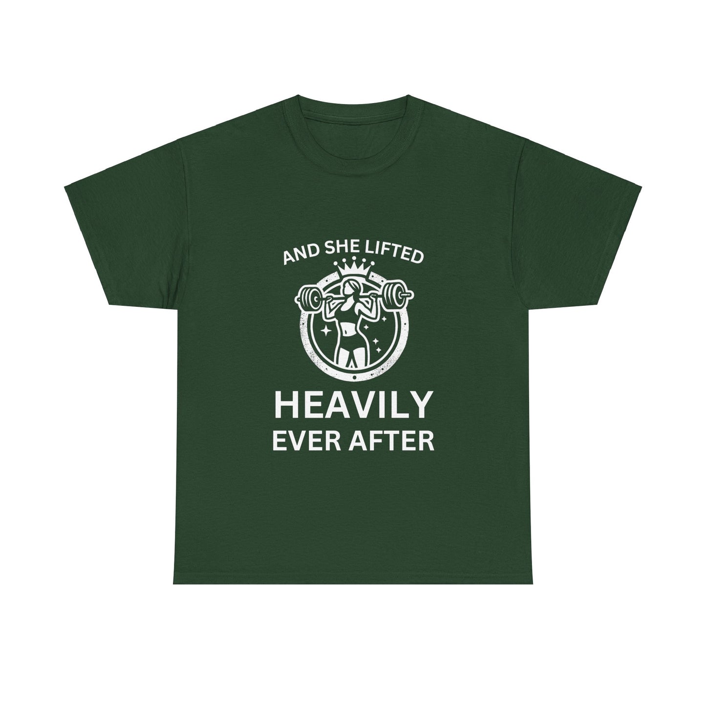 Women's Fitness Tee - And she lifted heavily ever after Gym Shirt