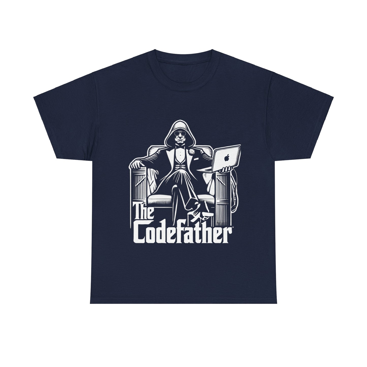 The Codefather Men's Cotton Tee - Geeky Programmer Shirt