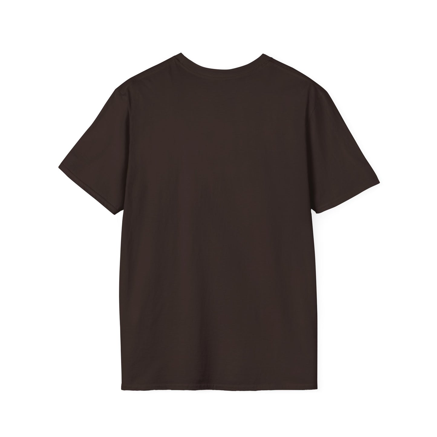 I Run on Coffee and Christmas Cheer Unisex Softstyle T-Shirt – Perfect Holiday Tee for Coffee Lovers & Christmas Enthusiasts