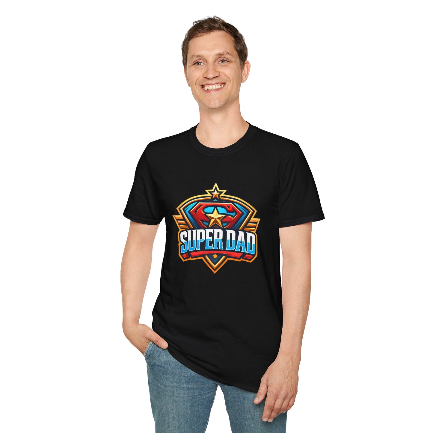 Super Dad – Men's Jersey Short Sleeve Tee - Perfect Gift for the Everyday Hero!