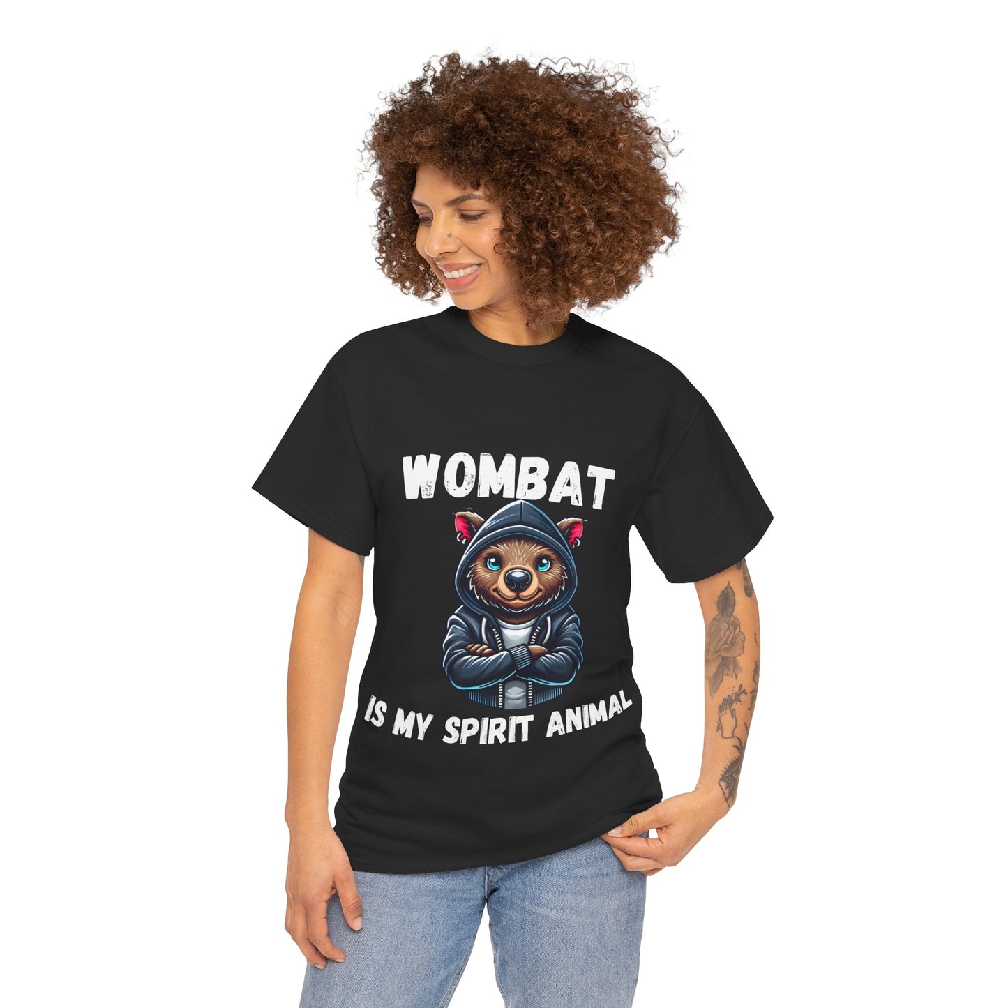 Wombat Spirit Animal Unisex Tee – Fun & Playful Aussie Pride Shirt