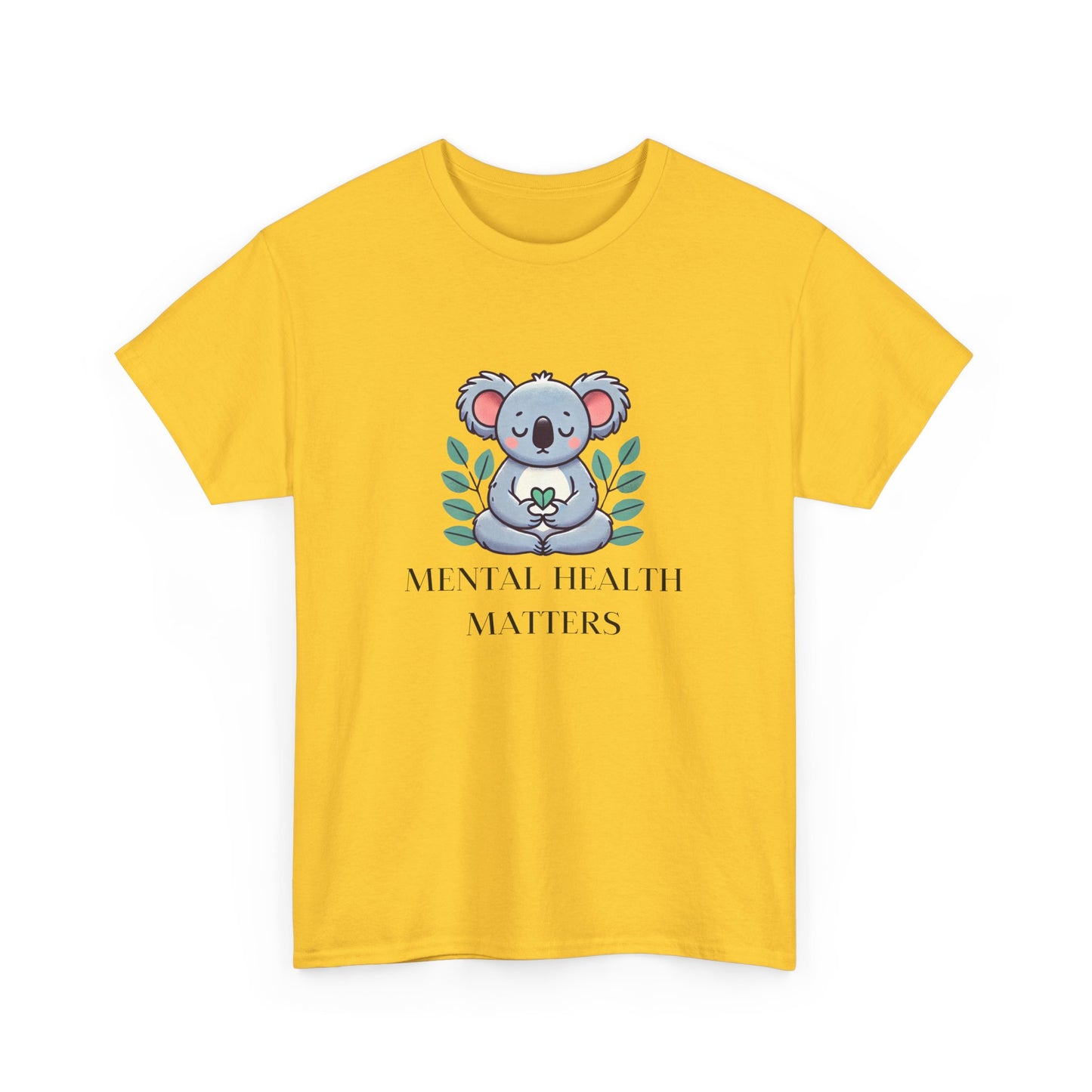 Supportive & Comforting Mental Health Matters Unisex T-Shirt - Featuring a Cute Koala Design