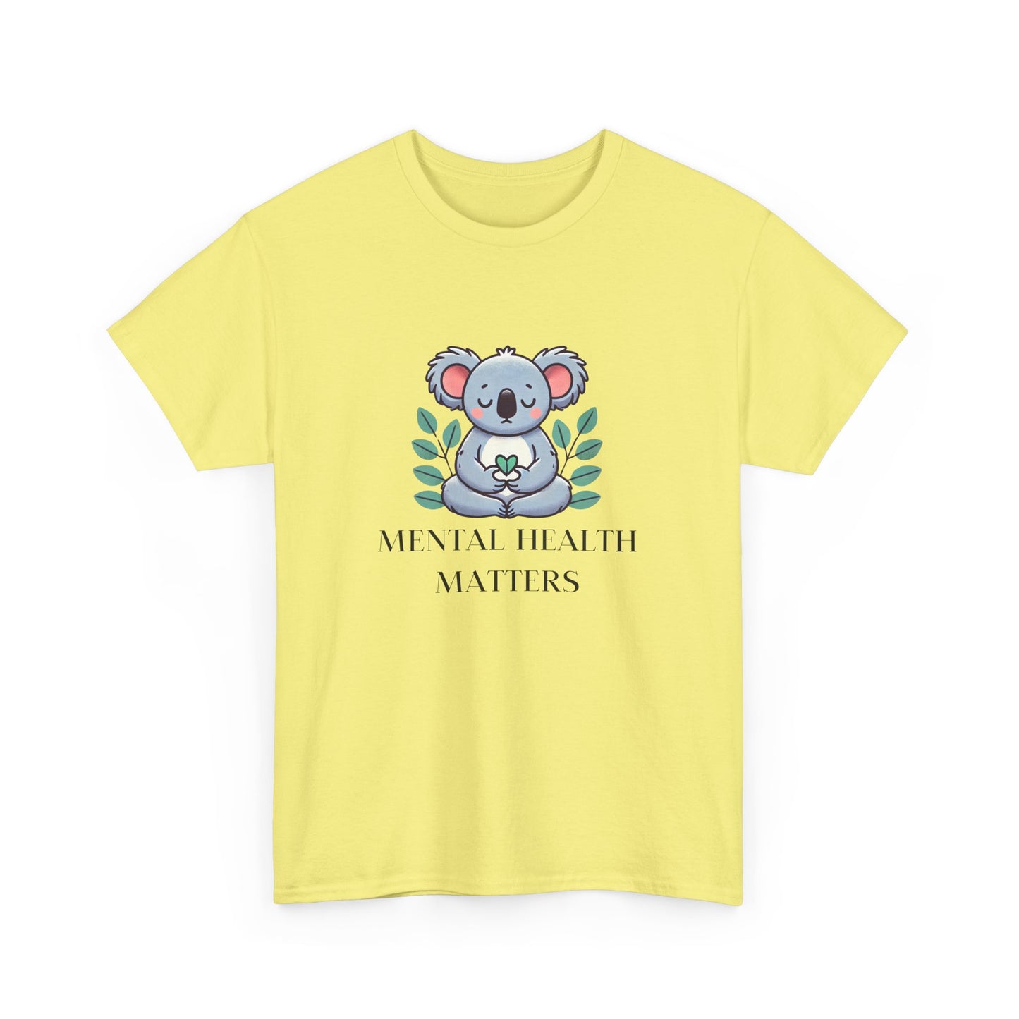 Supportive & Comforting Mental Health Matters Unisex T-Shirt - Featuring a Cute Koala Design