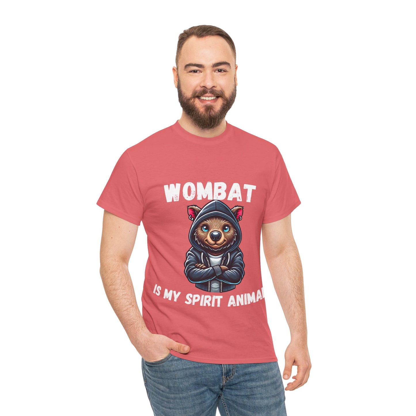 Wombat Spirit Animal Unisex Tee – Fun & Playful Aussie Pride Shirt