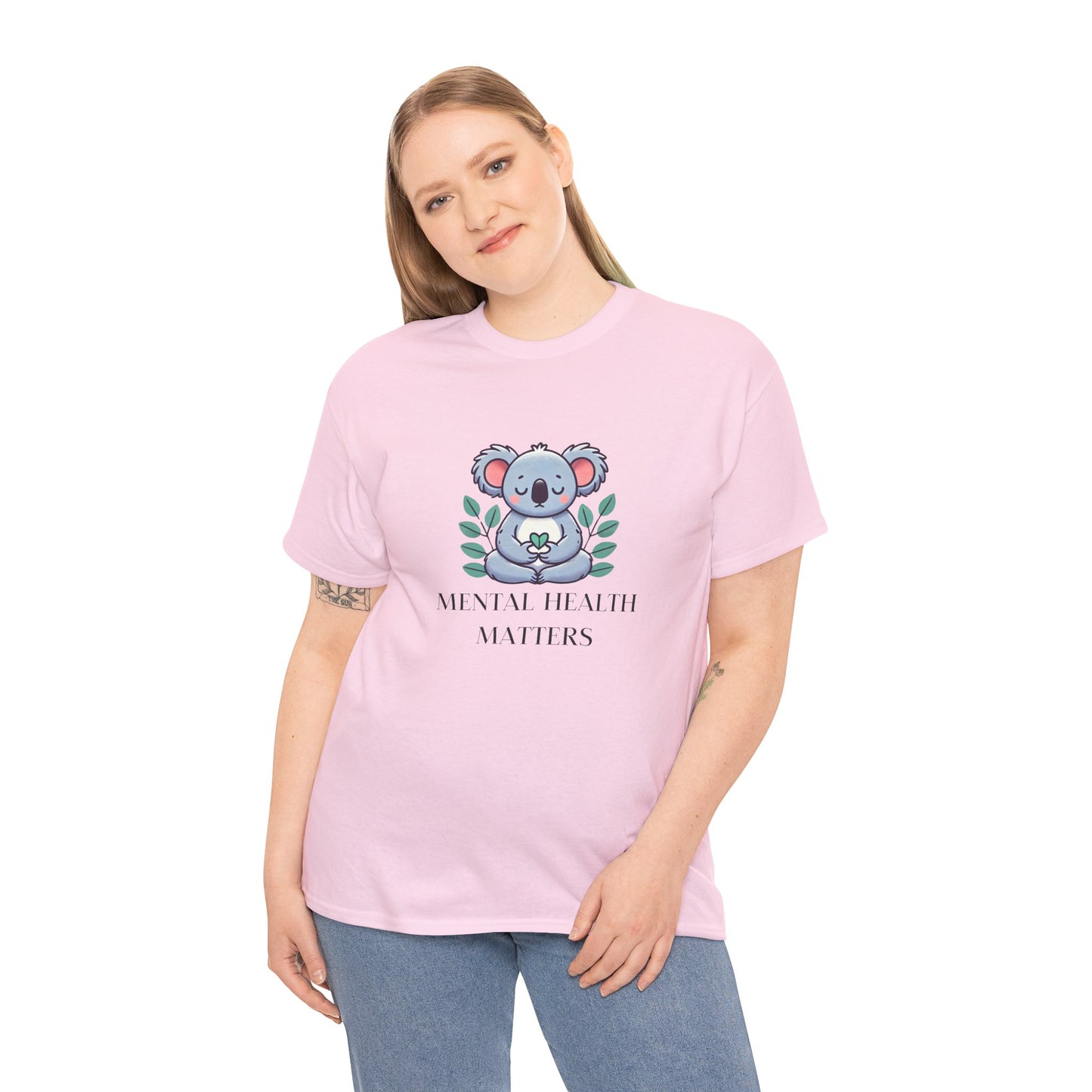 Supportive & Comforting Mental Health Matters Unisex T-Shirt - Featuring a Cute Koala Design