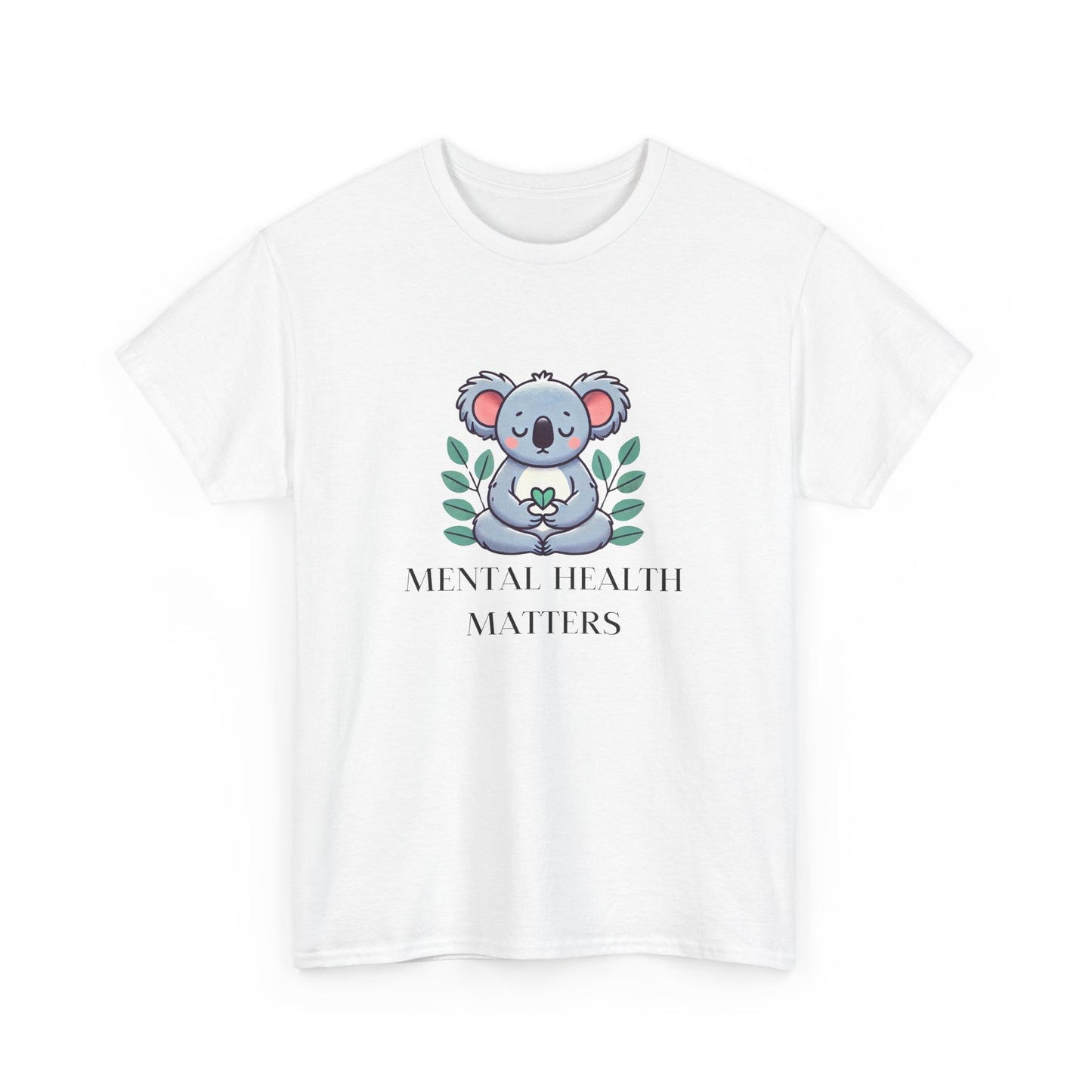 Supportive & Comforting Mental Health Matters Unisex T-Shirt - Featuring a Cute Koala Design