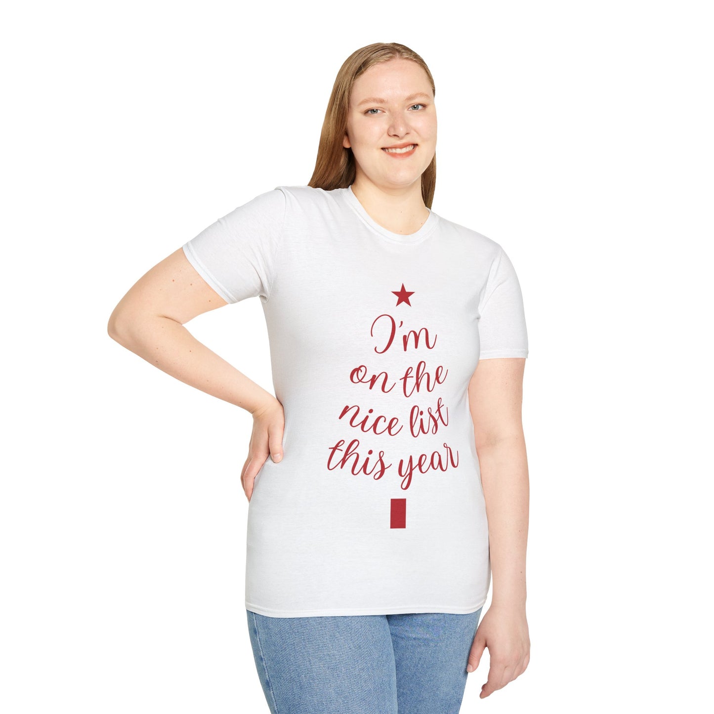 I'm on the Nice List This Year – Festive Nice List T-Shirt for Holiday Cheer | Perfect Christmas Tee