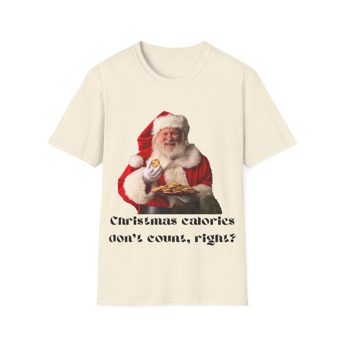 Funny Christmas T-Shirt – 'Christmas Calories Don’t Count?' | Perfect Holiday Party Tee & Gift Idea