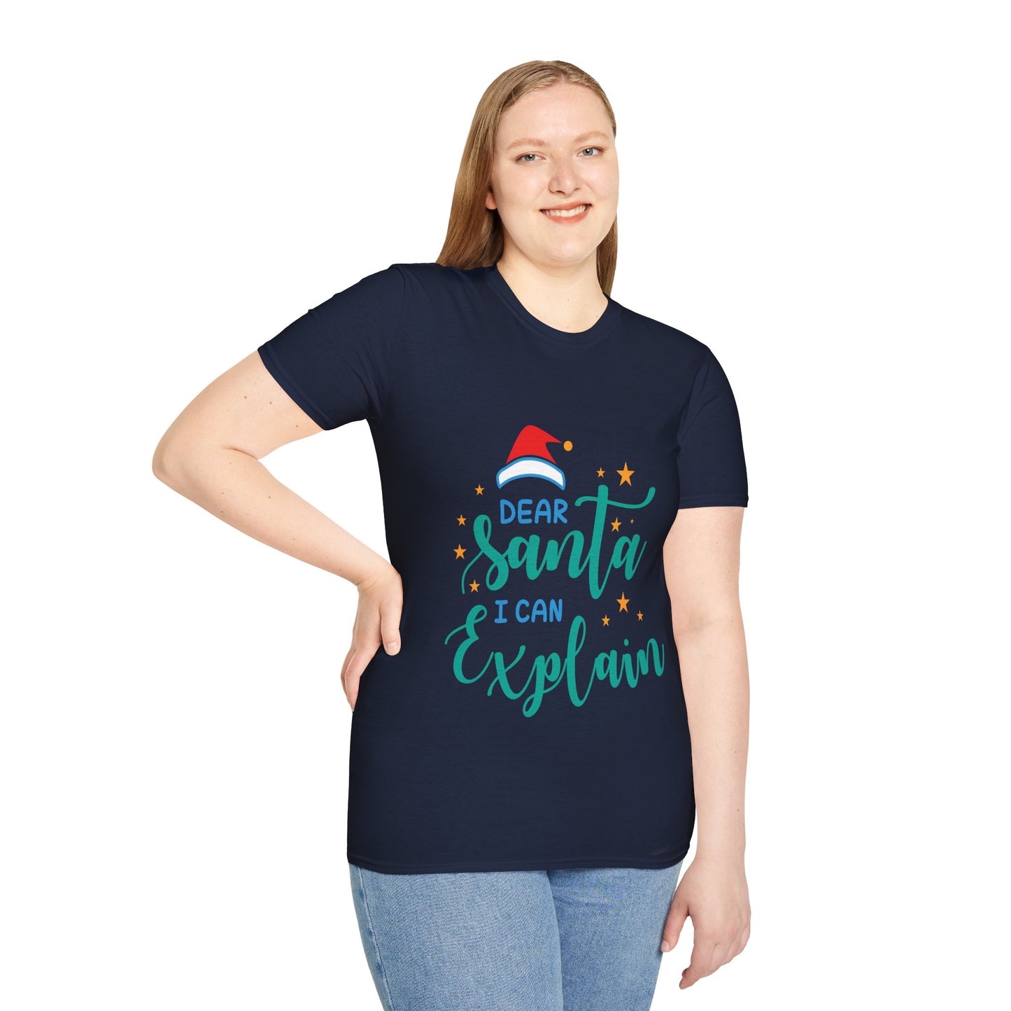 Dear Santa I Can Explain Unisex T-Shirt | Funny Christmas Tee | Holiday Gift