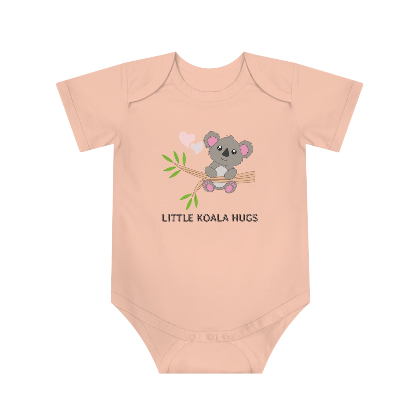 Little Koala Hugs Baby Bodysuit – Soft & Adorable Short-Sleeve Outfit for Babies