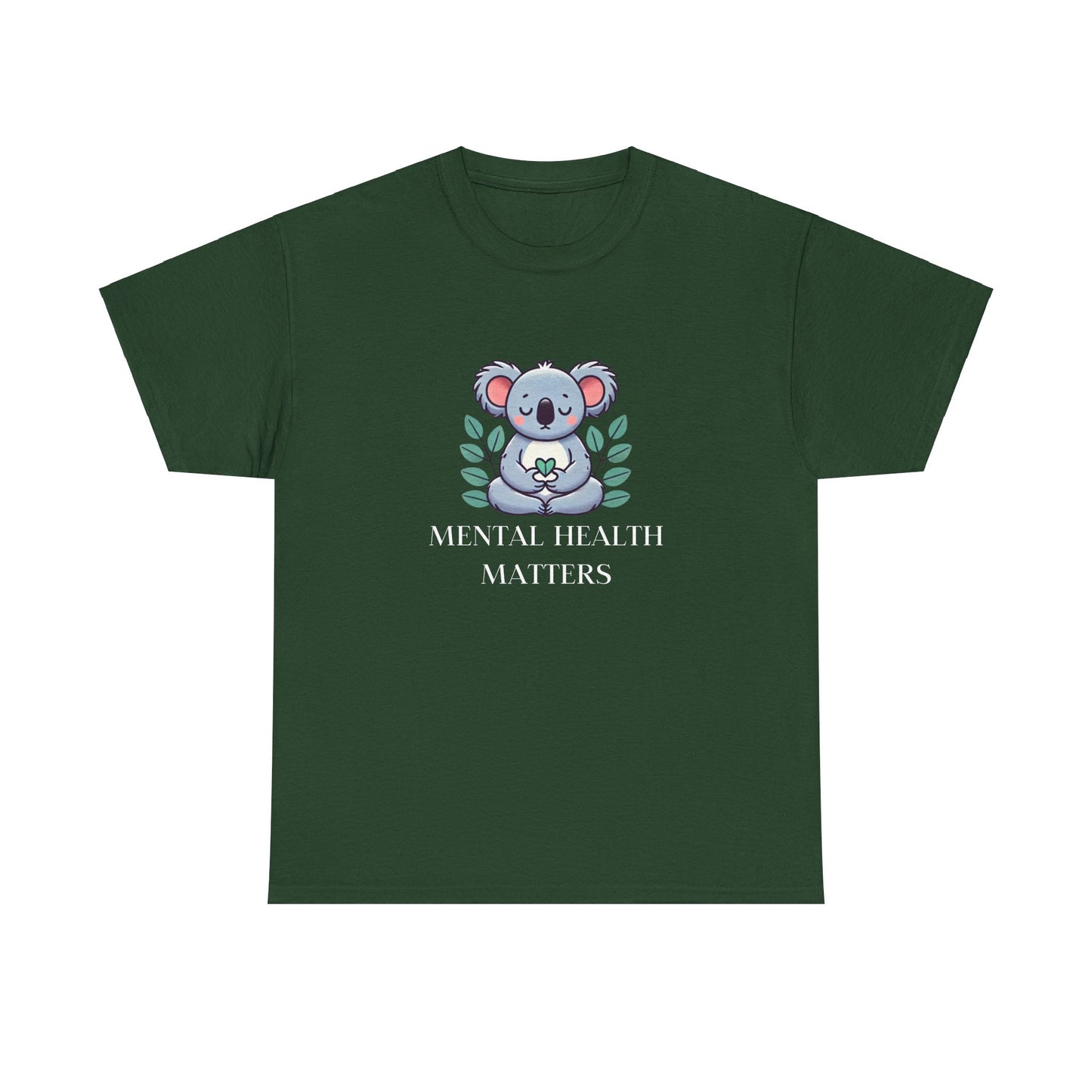 Supportive & Comforting Mental Health Matters Unisex T-Shirt - Featuring a Cute Koala Design