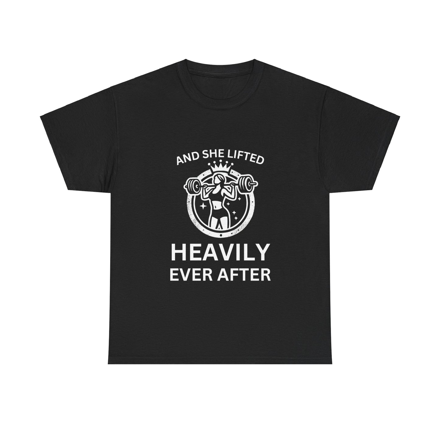 Women's Fitness Tee - And she lifted heavily ever after Gym Shirt