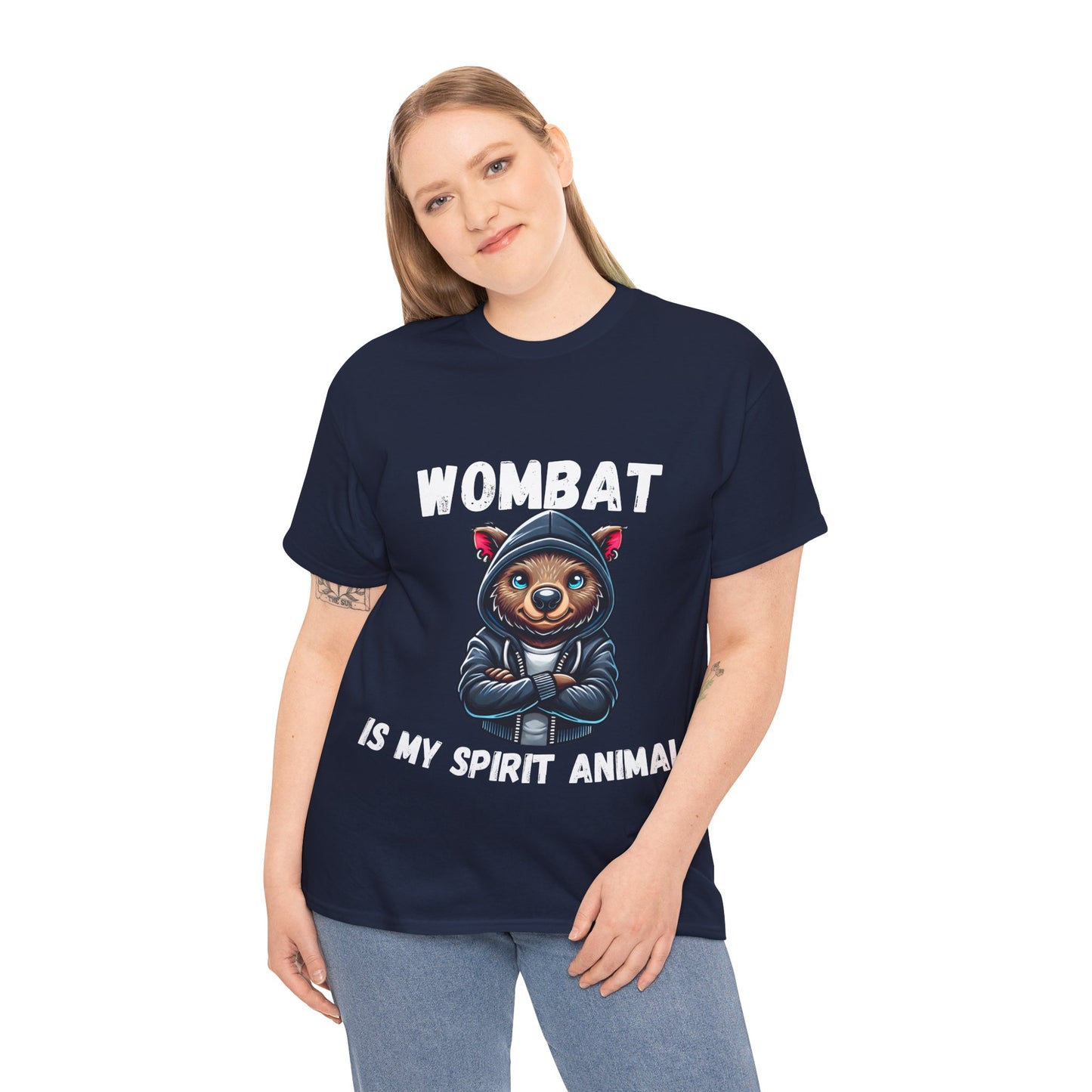Wombat Spirit Animal Unisex Tee – Fun & Playful Aussie Pride Shirt