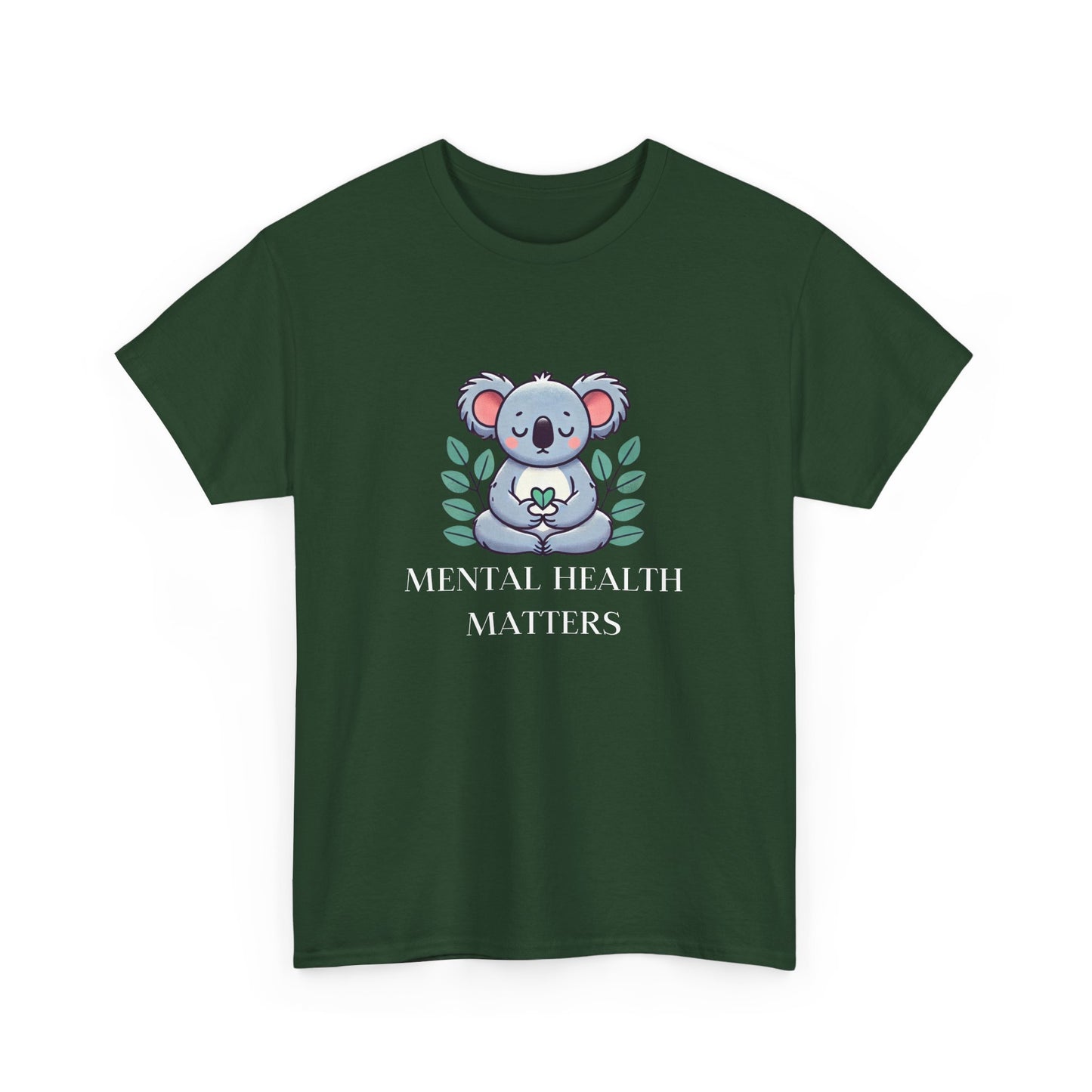 Supportive & Comforting Mental Health Matters Unisex T-Shirt - Featuring a Cute Koala Design