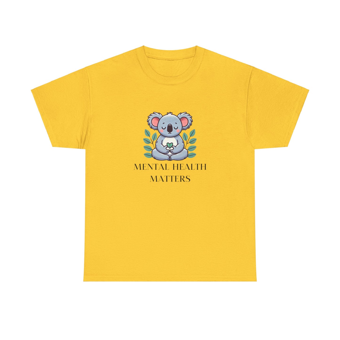 Supportive & Comforting Mental Health Matters Unisex T-Shirt - Featuring a Cute Koala Design