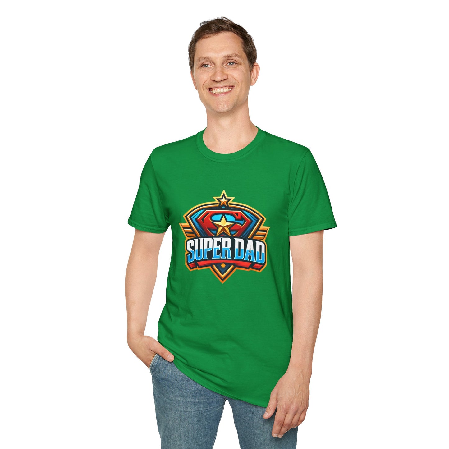 Super Dad – Men's Jersey Short Sleeve Tee - Perfect Gift for the Everyday Hero!