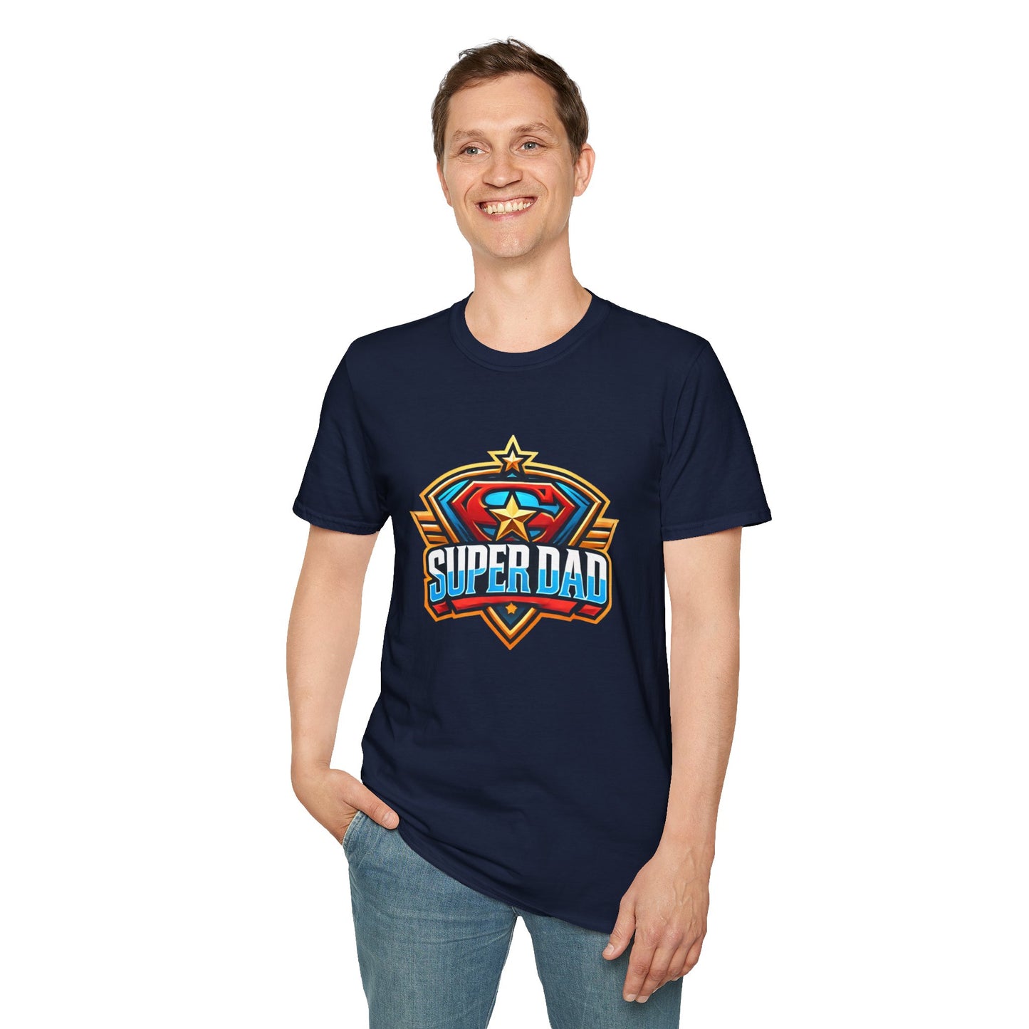 Super Dad – Men's Jersey Short Sleeve Tee - Perfect Gift for the Everyday Hero!