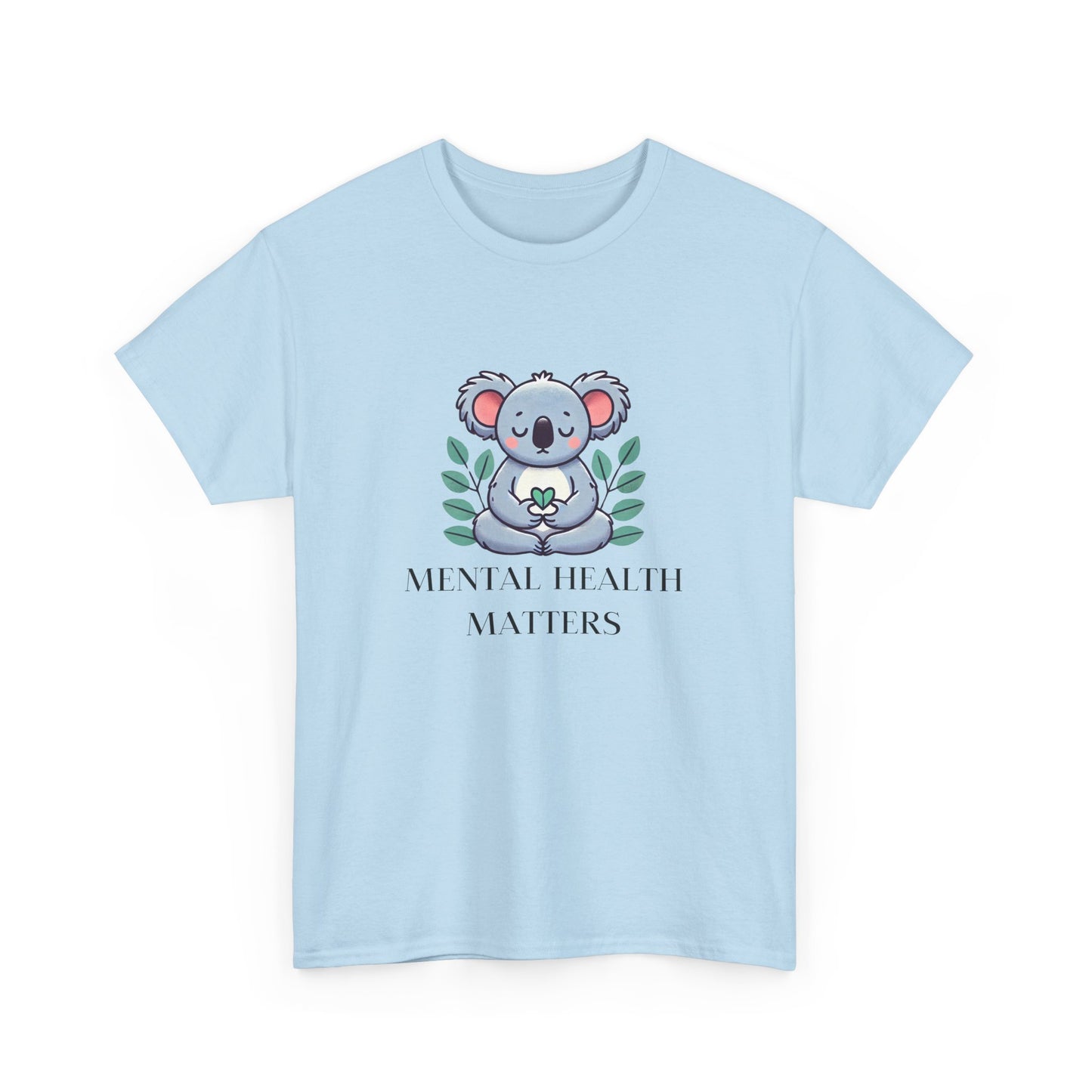 Supportive & Comforting Mental Health Matters Unisex T-Shirt - Featuring a Cute Koala Design