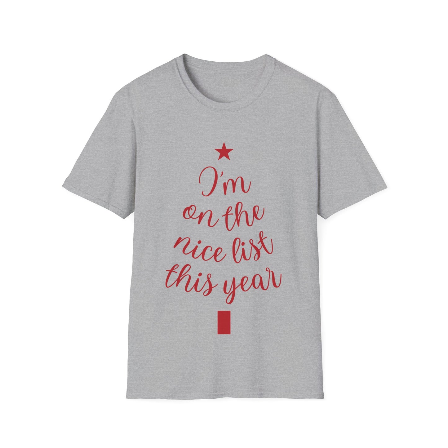 I'm on the Nice List This Year – Festive Nice List T-Shirt for Holiday Cheer | Perfect Christmas Tee