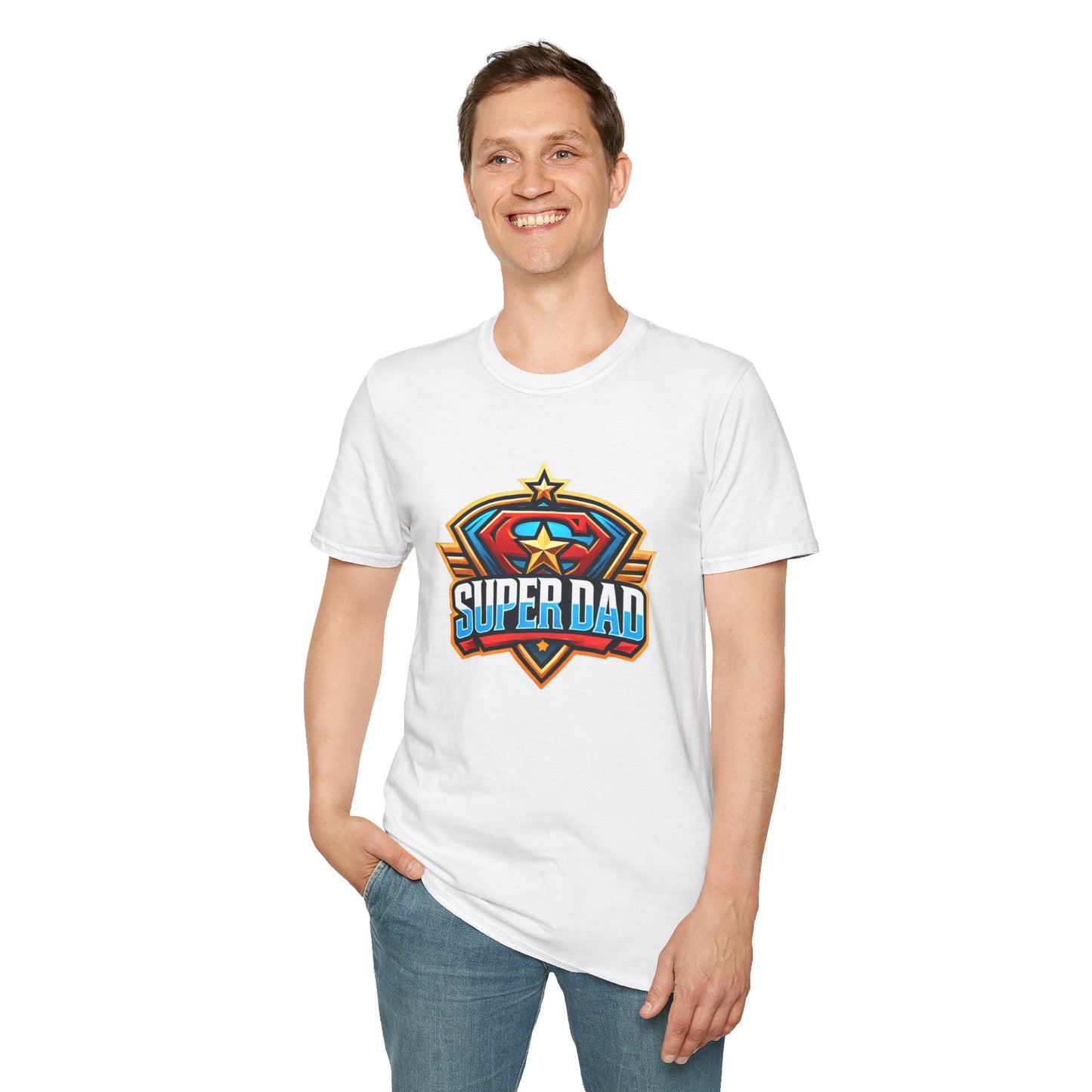 Super Dad – Men's Jersey Short Sleeve Tee - Perfect Gift for the Everyday Hero!