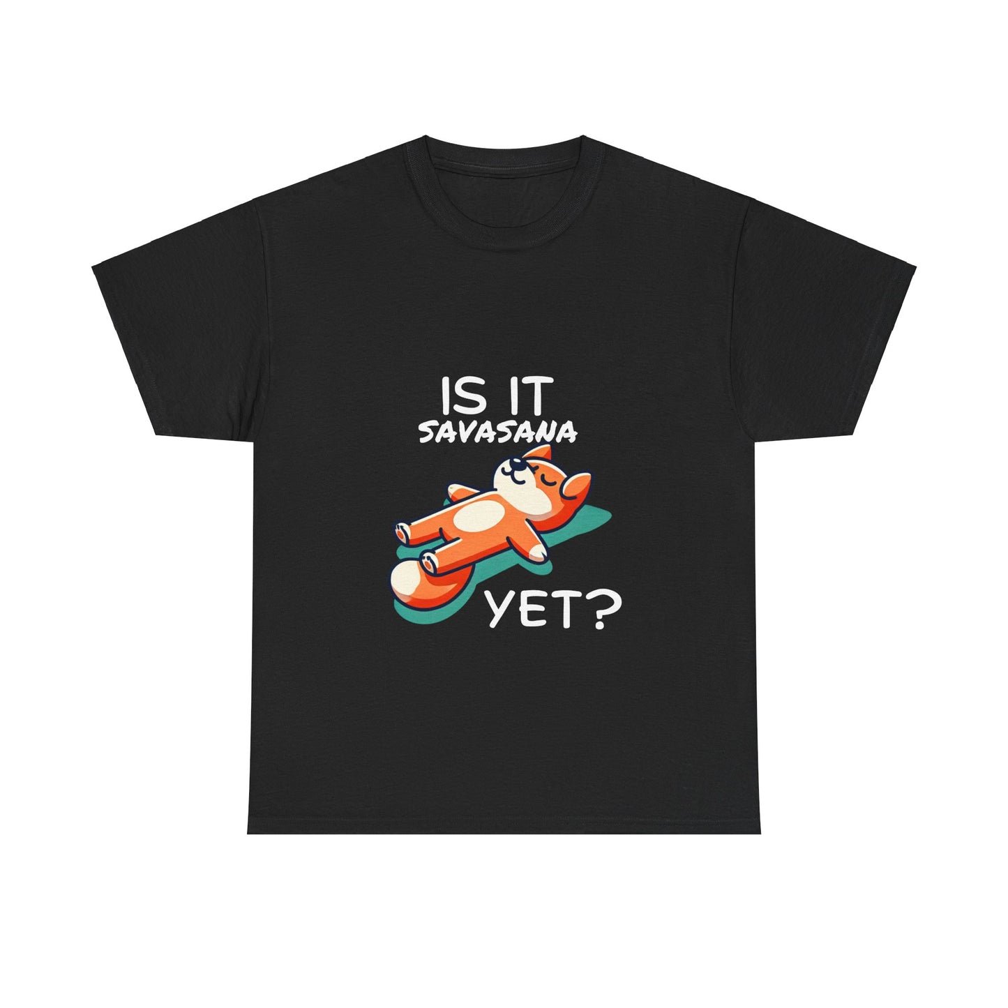 Savasana Yoga T-Shirt - Relax and Unwind with Humor