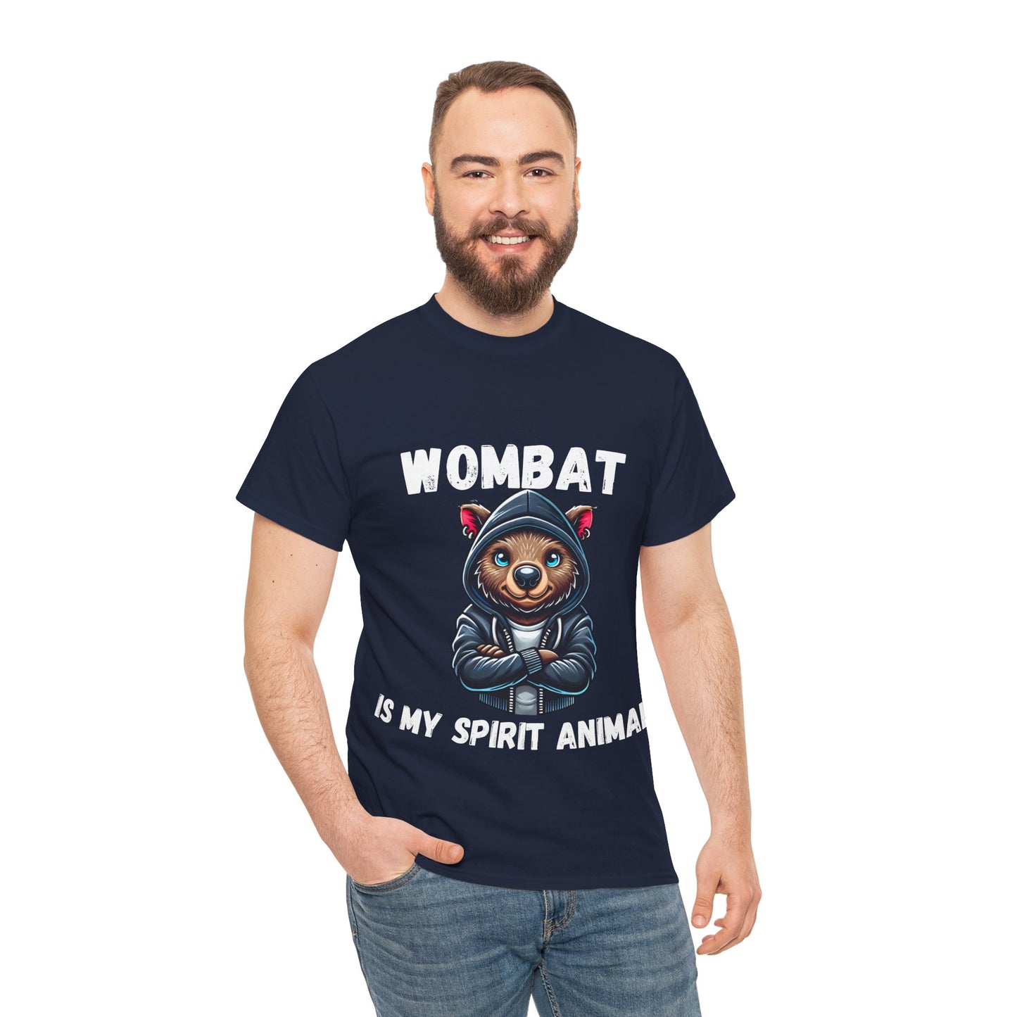 Wombat Spirit Animal Unisex Tee – Fun & Playful Aussie Pride Shirt