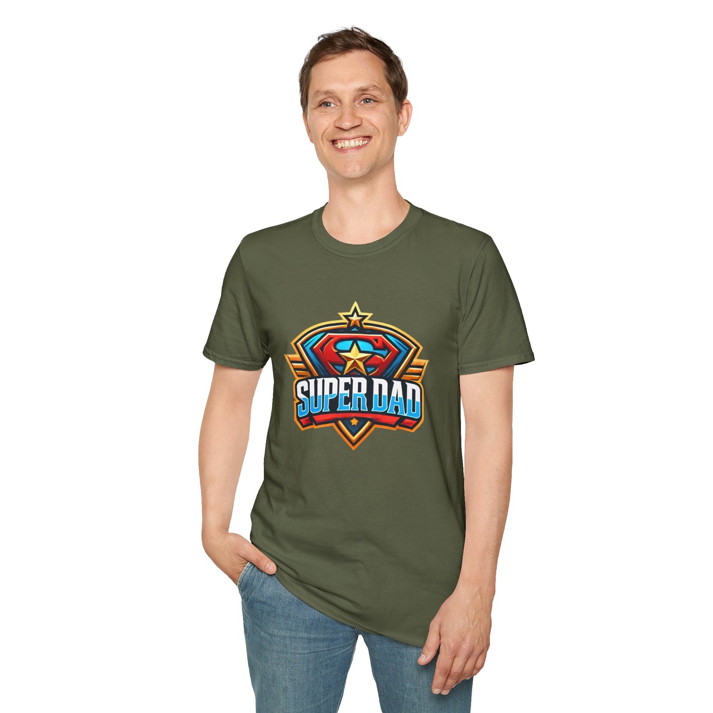 Super Dad – Men's Jersey Short Sleeve Tee - Perfect Gift for the Everyday Hero!