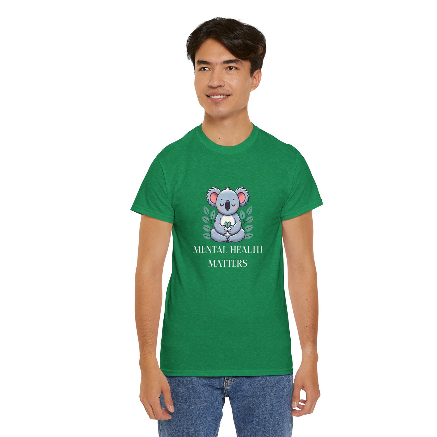 Supportive & Comforting Mental Health Matters Unisex T-Shirt - Featuring a Cute Koala Design