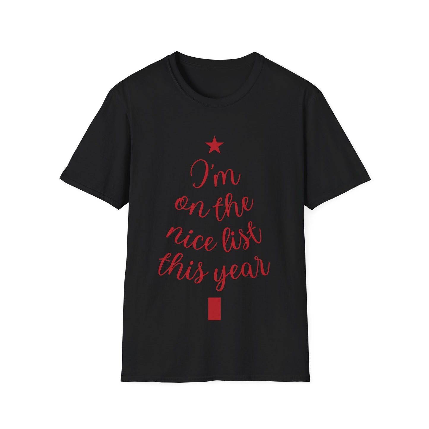 I'm on the Nice List This Year – Festive Nice List T-Shirt for Holiday Cheer | Perfect Christmas Tee