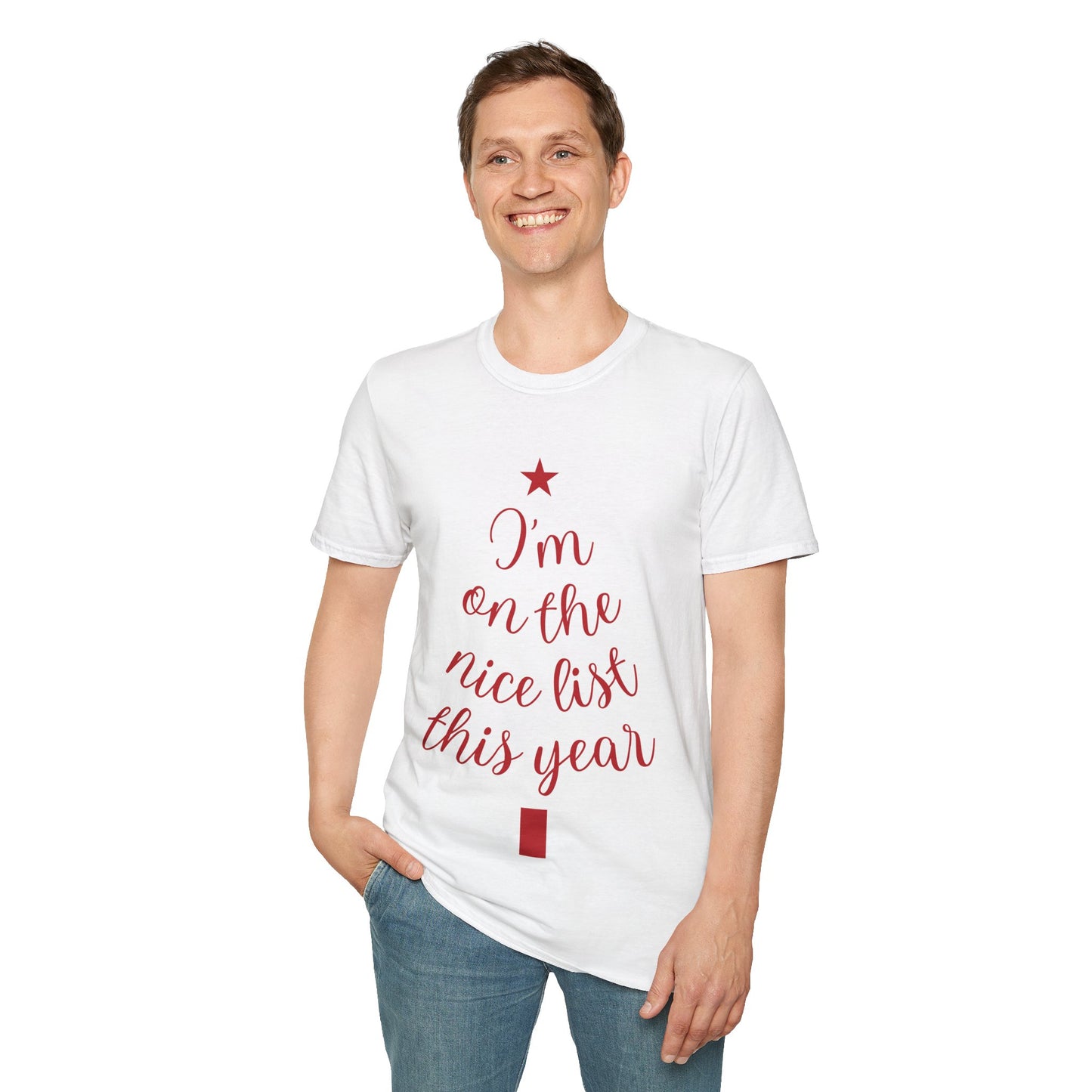 I'm on the Nice List This Year – Festive Nice List T-Shirt for Holiday Cheer | Perfect Christmas Tee
