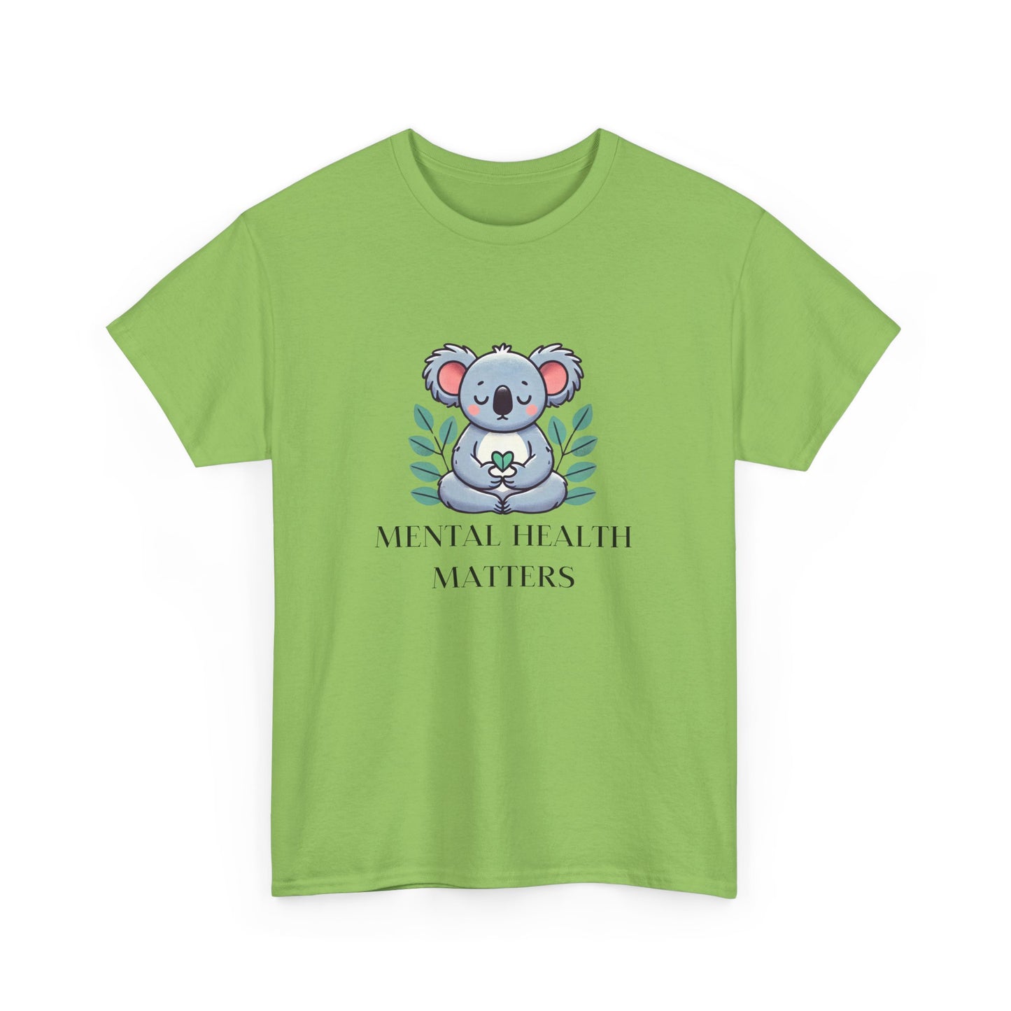 Supportive & Comforting Mental Health Matters Unisex T-Shirt - Featuring a Cute Koala Design