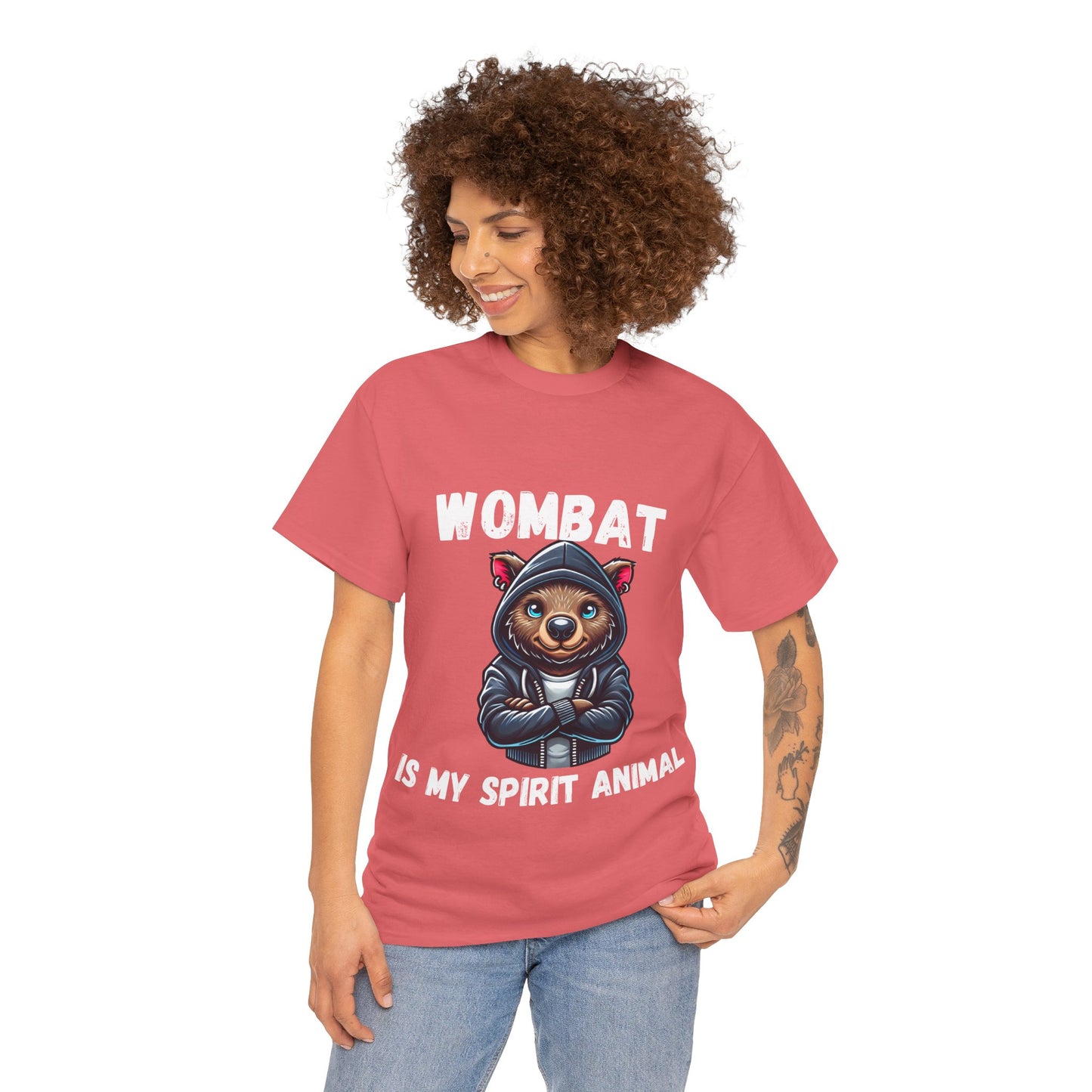 Wombat Spirit Animal Unisex Tee – Fun & Playful Aussie Pride Shirt
