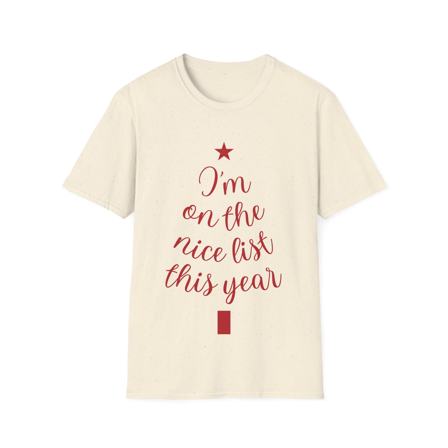 I'm on the Nice List This Year – Festive Nice List T-Shirt for Holiday Cheer | Perfect Christmas Tee