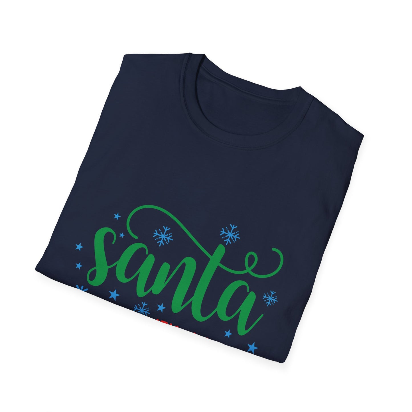 Santa It's a Long Story Unisex Softstyle T-Shirt – Festive Christmas Tee | Perfect Holiday Gift