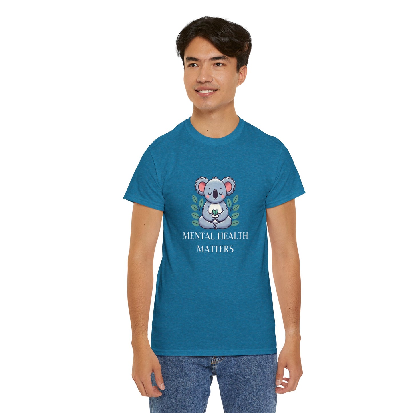 Supportive & Comforting Mental Health Matters Unisex T-Shirt - Featuring a Cute Koala Design