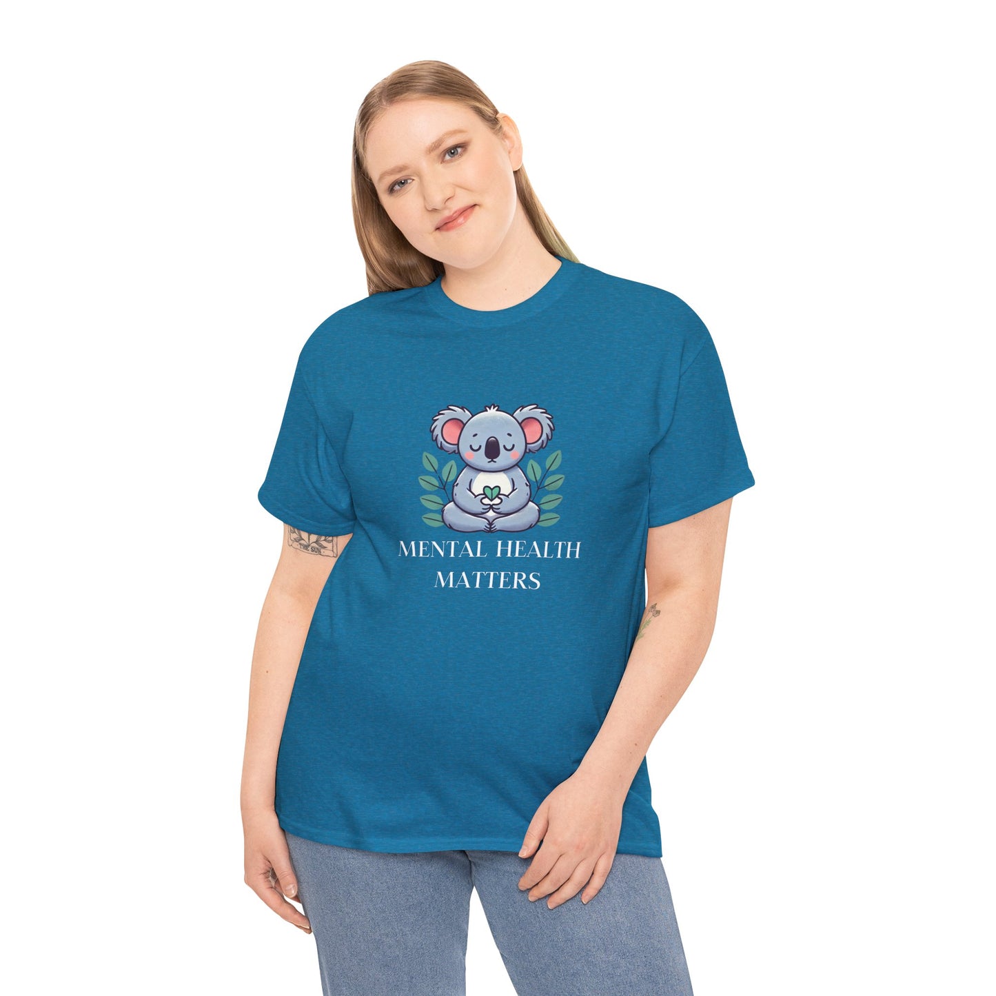 Supportive & Comforting Mental Health Matters Unisex T-Shirt - Featuring a Cute Koala Design