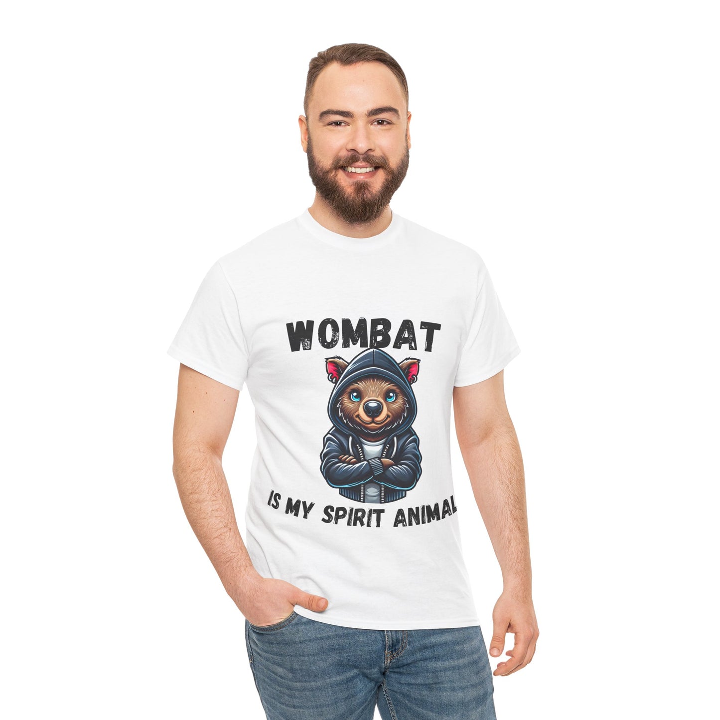 Wombat Spirit Animal Unisex Tee – Fun & Playful Aussie Pride Shirt