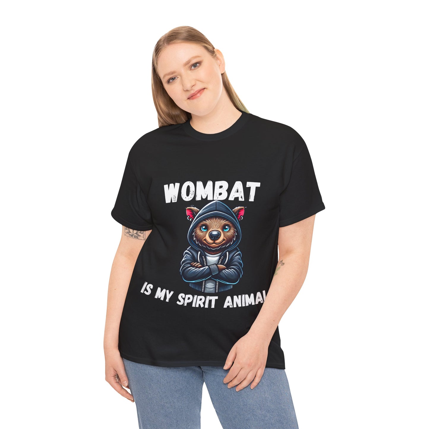 Wombat Spirit Animal Unisex Tee – Fun & Playful Aussie Pride Shirt