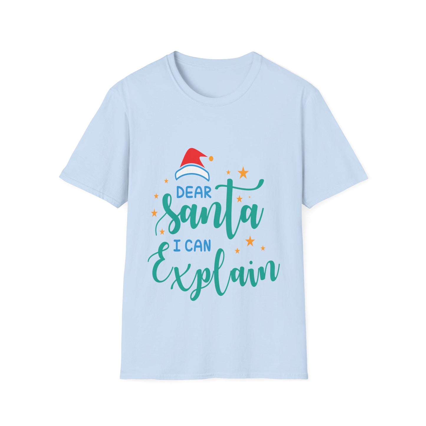 Dear Santa I Can Explain Unisex T-Shirt | Funny Christmas Tee | Holiday Gift