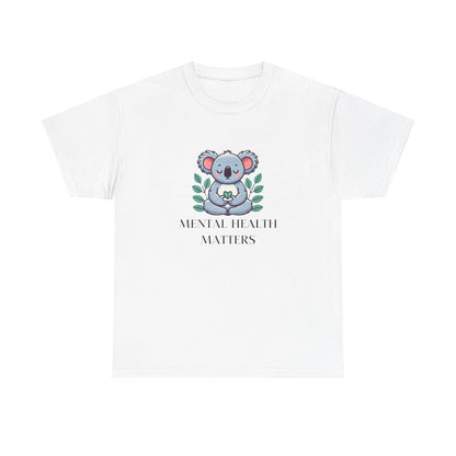 Supportive & Comforting Mental Health Matters  Unisex T-Shirt - Featuring a Cute Koala Design
