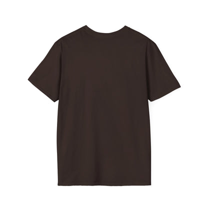 I Run on Coffee and Christmas Cheer Unisex Softstyle T-Shirt – Perfect Holiday Tee for Coffee Lovers & Christmas Enthusiasts