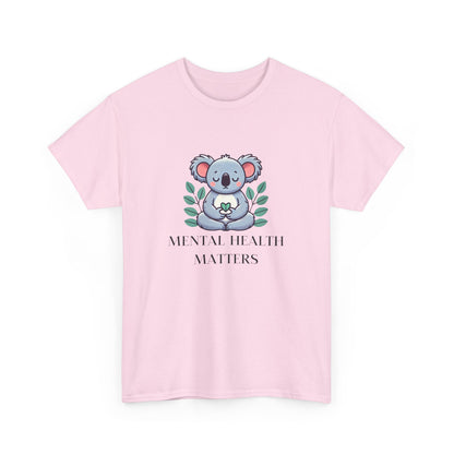 Supportive & Comforting Mental Health Matters  Unisex T-Shirt - Featuring a Cute Koala Design
