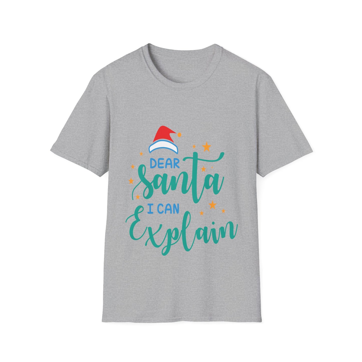 Dear Santa I Can Explain Unisex T-Shirt | Funny Christmas Tee | Holiday Gift